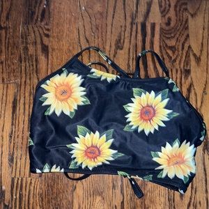 Sunflower swimsuit top